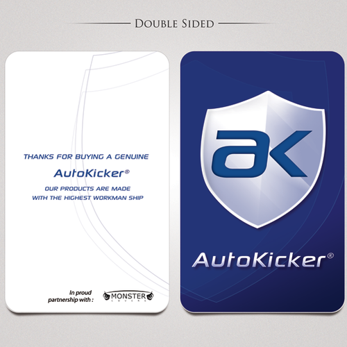 art or illustration for Create Card for Autokicker® to include in products ! Design por ponky21