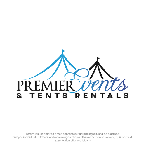 We need a powerful new logo for our tent rental company focused on high end clients. Design by noname999