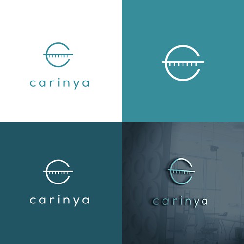 A logo for Carinya Apartments Design by Mr. Adorable™