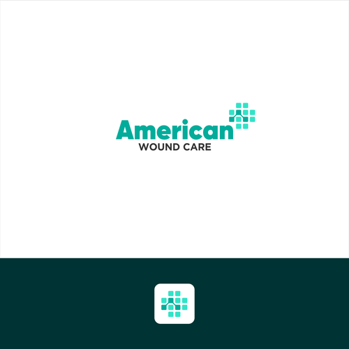 Clean logo for mobile wound care center Design by Checkmates