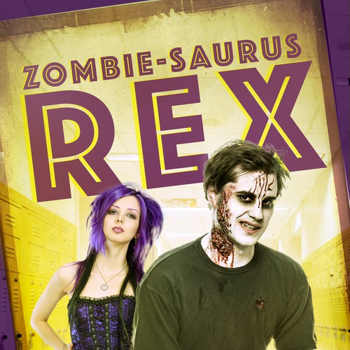 Create a young adult book cover for Zombie-saurus Rex Design by sfrdesigns
