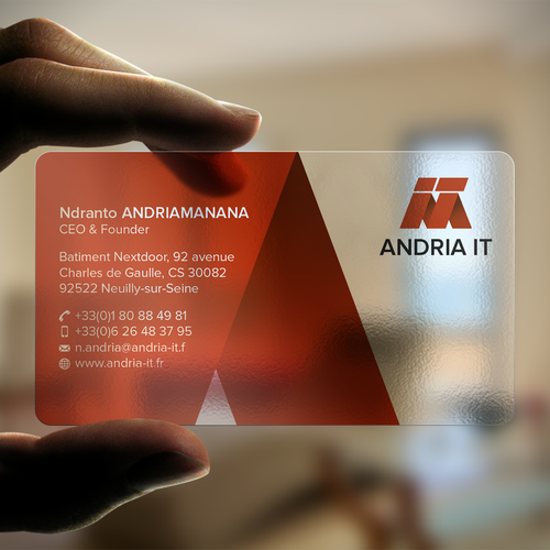 Proposta di design per un contest della categoria Biglietto da visita realizzata da abcef12345