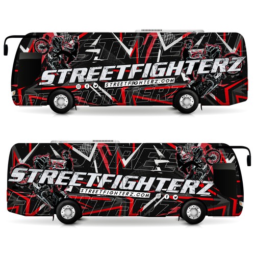 Streetfighterz RV Wrap Design by AdrianC_Designer✅