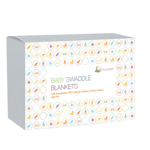Baby Swaddle Blanket Box Product packaging contest