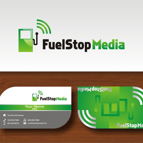 Help Fuel Stop Media with a new logo and business card Design by Tianeri