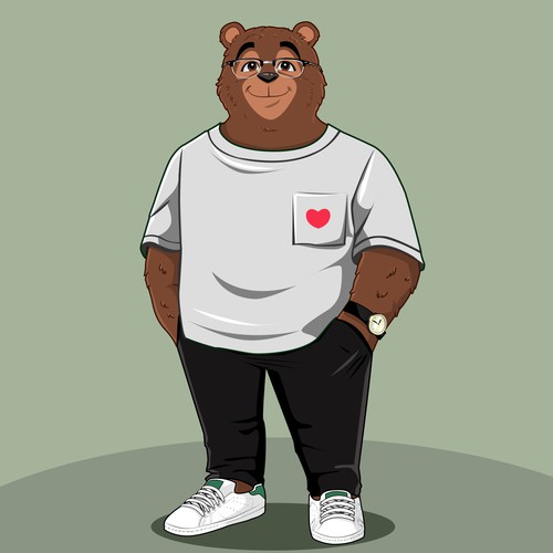 Yeah I know, another Bear design. But Let's make this one is special with Love. Design von Artist86