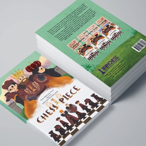 Creative Chess book cover for 2 - 6 years old kids Design by Khaidirsyafei
