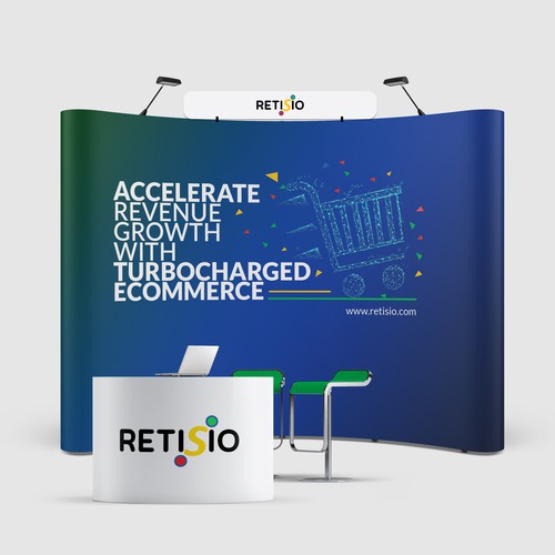 Design a fantastic tradeshow booth for enterprise SaaS company / eCommerce platform Design by artsun