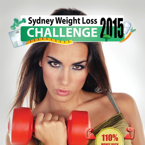 Create an engaging Poster for a weight loss challenge Postcard, flyer