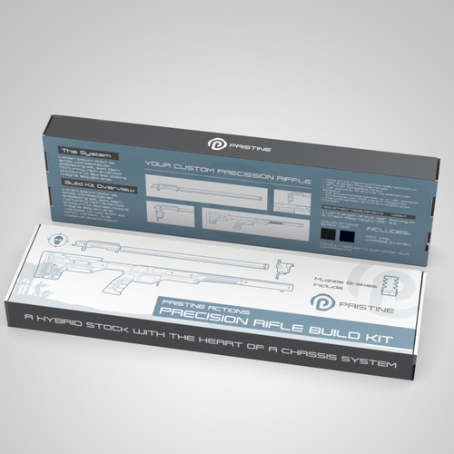 We need some high-caliber designs for our *market-first* Rifle Build Kit packaging! Design by Pice Wilf
