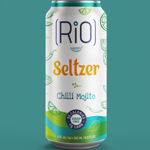 Wine Seltzer in Can design required! Design by Jony I