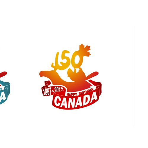 Community contest: Design Canada’s 150th birthday logo! Design by candyyeoh