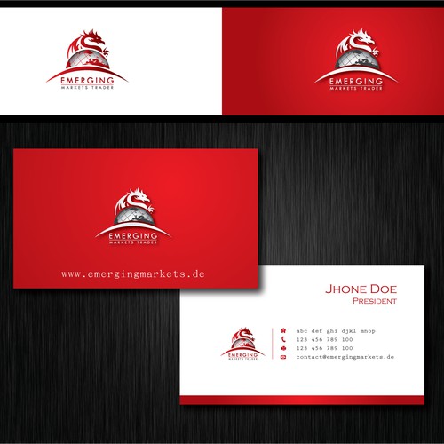 Financial company needs new logo and name card design! Design by akmal_erfan