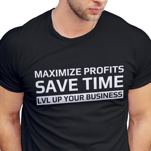 コンペ「New Shirt Design for LVL Up Imaging」のデザイン by LogoLensさん 