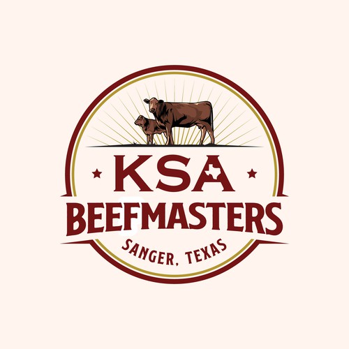 Design a Texas cattle ranch logo for a family owned business-ontwerp door Nadder