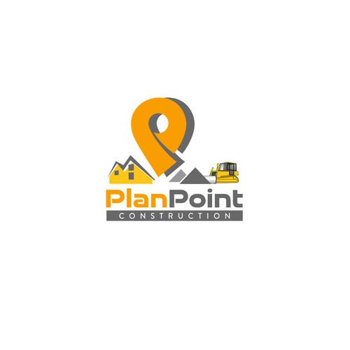 PlanPoint Construction Logo Needs A Remodel Design by Dmitri Cezaro