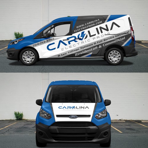 Van Wrap for Electrical Contractor Design by Duha™