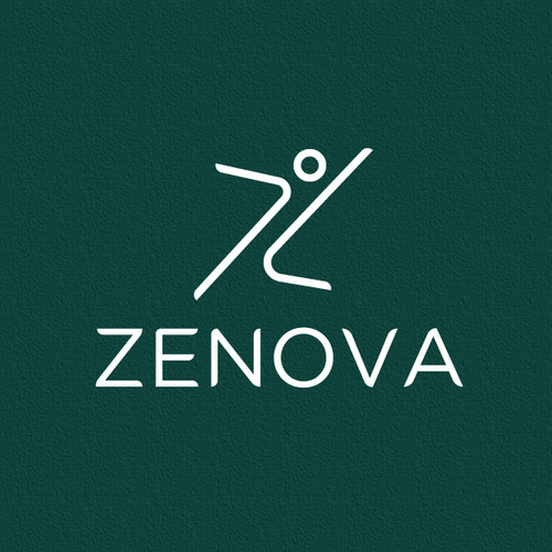 Zenova Logo: Revolutionary suite of health and wellness mobile apps Diseño de inok june