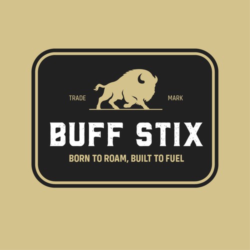Buff Stix...Lean, Delicious, Buffalo Strong. Design by Studio 135+