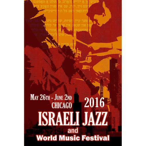 Israeli Jazz and World Music Festival Design by krlegend