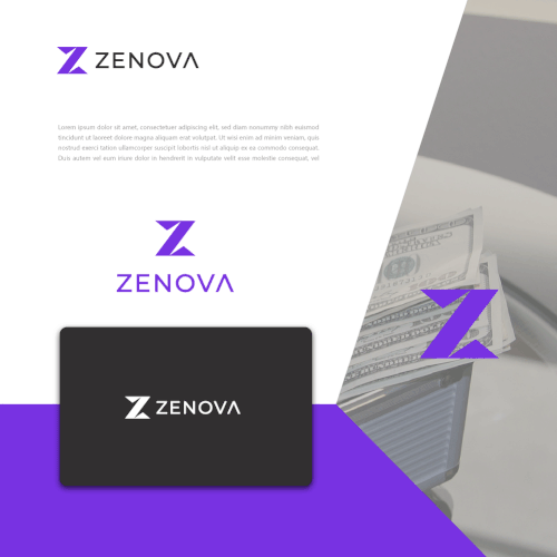 Zenova Logo: Revolutionary suite of health and wellness mobile apps Diseño de rk43_lab