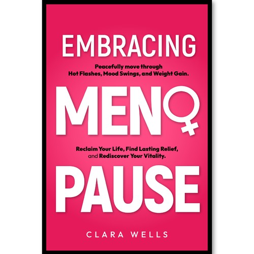 I need a book cover that connects with women about menopause Design by Creative_Crafter