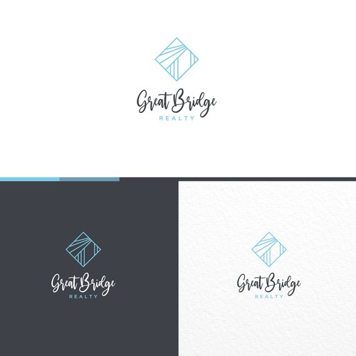 Great Bridge Logo Design by kimhubdesign