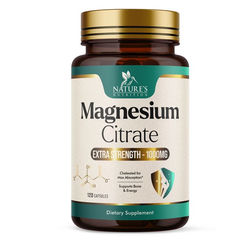 Premium Magnesium Citrate Design needed for Nature's Nutrition Design by UnderTheSea™