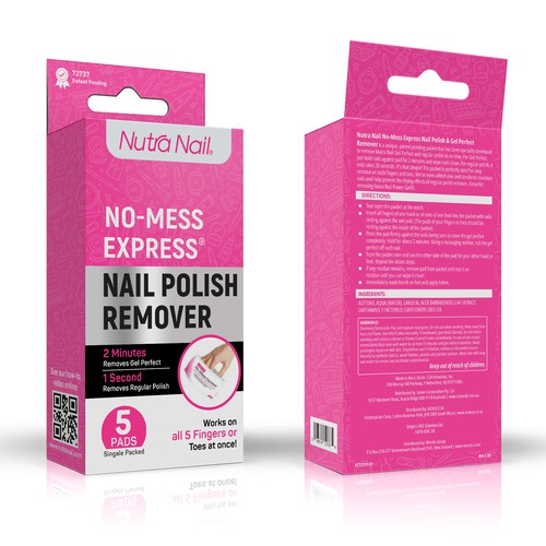 Nutra Nail Gel Remover Design by Rajith Shantha