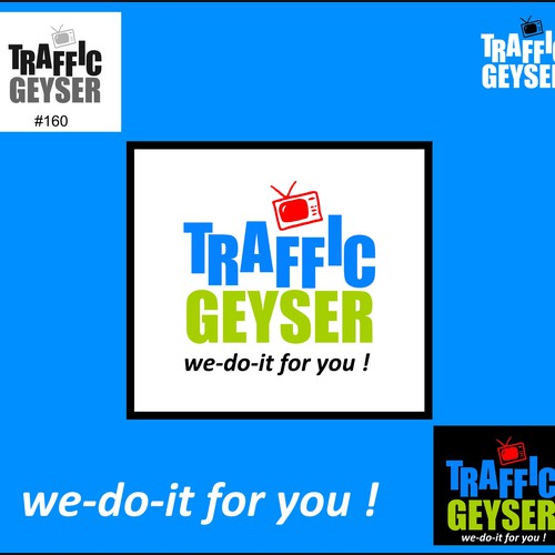 Design di T-R-A-F-F-I-C   g-e-y-s-e-r  Logo di go4