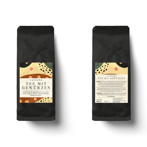 Design Cascara tea label por MKaufhold