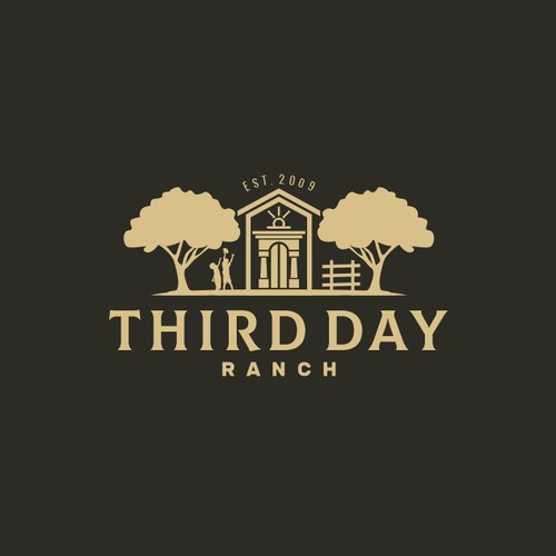 Capture essence of Texas ranch experience in new Third Day Ranch logo Design réalisé par naisigraf