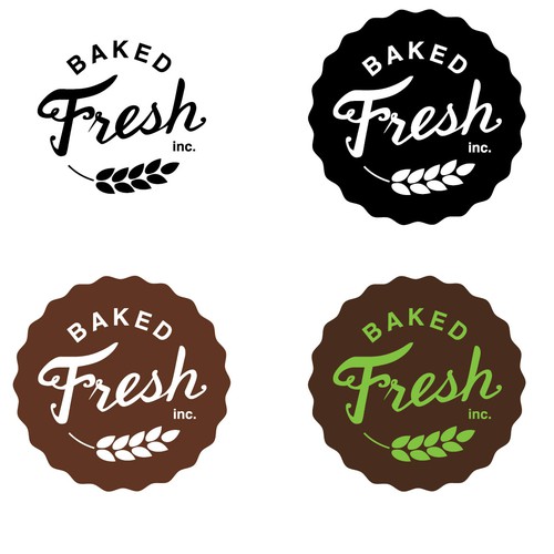 logo for Baked Fresh, Inc. Diseño de K&Studio