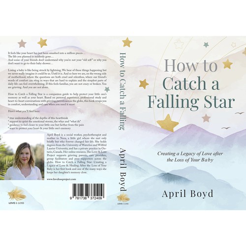 Design a book cover for "How to Catch a Falling Star" Design by Aleaca