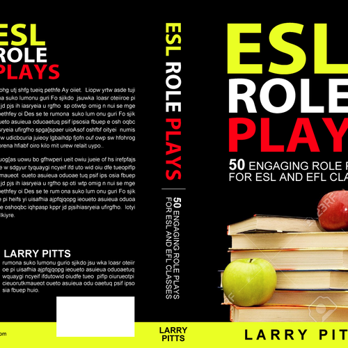 Design an eye catching, clean cover for an English teacher's book Design by ianskey