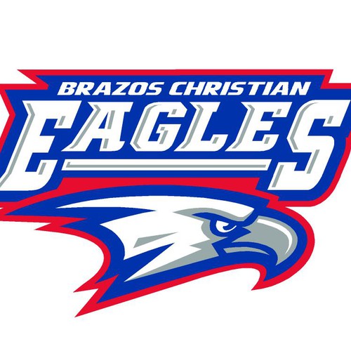 Design an orignal EAGLE mascot for Brazos Christian School Design by fs42158