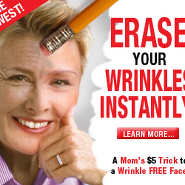 Wrinkle Product needs SHOCKING Banner Ad to get Eyeballs & Clicks!
