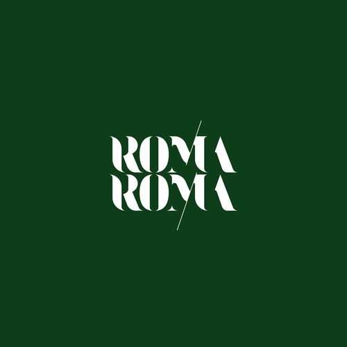 Roma Roma Logo Desing-ontwerp door hartawan®