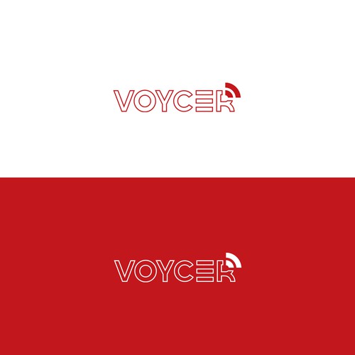 Clean, modern, Voycer logo for B2B community platform for consumer brands Design by Advancedlesigner