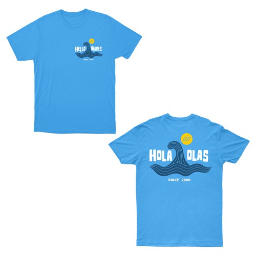 Hola Olas tee Design by FASK.Project