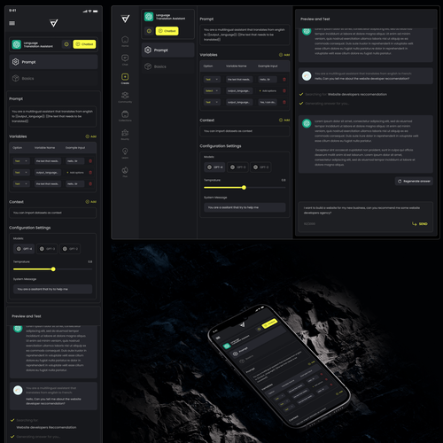 UI/UX Redesign for ChatGPT Prompts Platform Design by Hanznvx