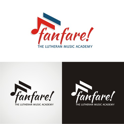 Help fanfare! the lutheran music academy with a new logo