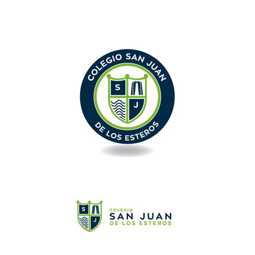 "Ayúdame con tu creatividad y tu talento, podrías ser tú quién cambie la imagen de nuestro colegio." winning Logo design