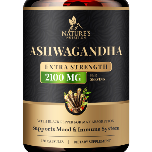 Ashwagandha Design Needed for Nature's Nutrition Design by Studio MH