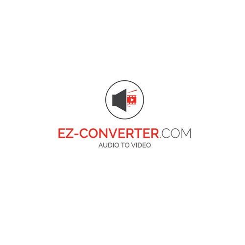 ez-converter logo: audio to video Design by Alam_H
