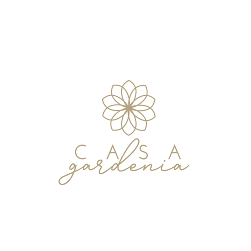 Casa Gardenia Logo Design by Mihaela♡