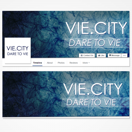 Dare to Vie! Create an edgy, minimal design for an online community for gamers