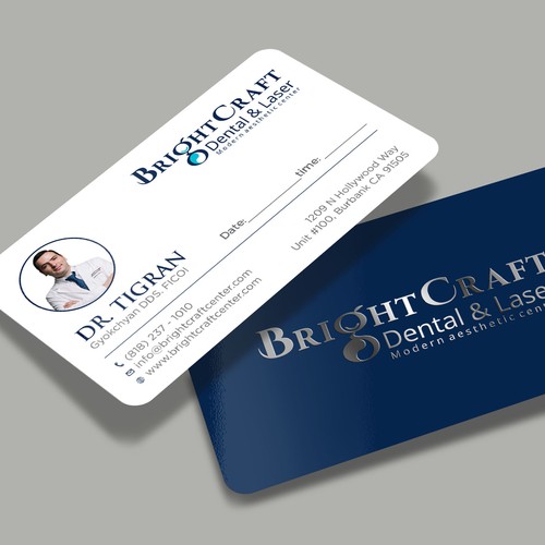 Modern Dental and Medical SPA business card Design réalisé par RENEXIT