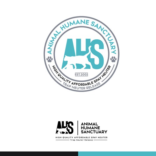 99NONPROFITS: Classy Logo For High Quality Low-Cost Spay Neuter Clinic & Animal Welfare Organization Design by B"n"W