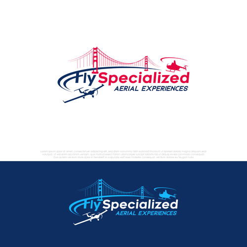 Helicopter | Aviation Company logo for flight experiences Diseño de Walco